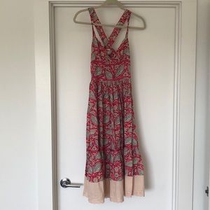 Free People Floral Midi Dress Size 0